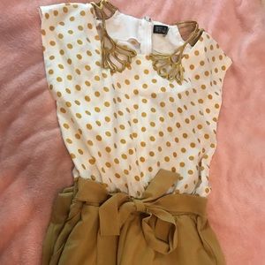 Adorable vintage style jumpsuit